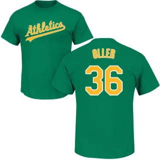 Adam Oller Oakland Athletics Women's Backer Slim Fit T-Shirt - Ash