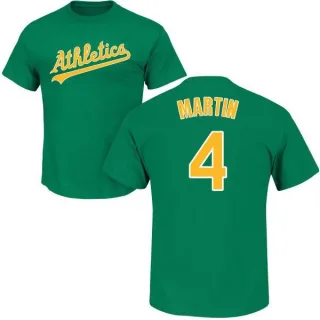 Billy Martin Oakland Athletics Women's Backer Slim Fit T-Shirt - Ash