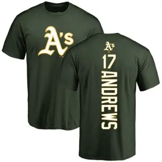 Men's Oakland Athletics Mike Andrews Green Backer T-Shirt