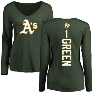 Dick Green Oakland Athletics Youth Green Midnight Mascot T-Shirt