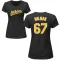 Women's Oakland Athletics Grant Holman Black Roster T-Shirt