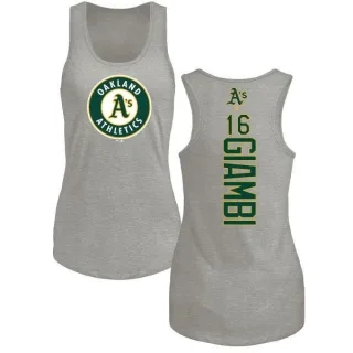 Jason Giambi Oakland Athletics Men's Backer T-Shirt - Ash