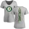 Women's Oakland Athletics Mark McGwire Ash Backer Slim Fit T-Shirt