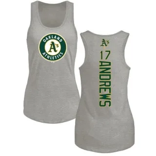 Women's Oakland Athletics Mike Andrews Ash Backer Tank Top