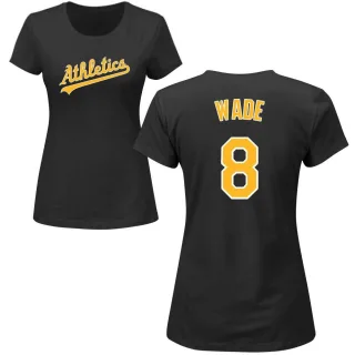 Tyler Wade Oakland Athletics Men's Green Backer T-Shirt 