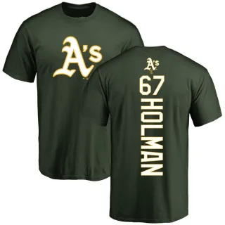 Youth Oakland Athletics Grant Holman Green Backer T-Shirt