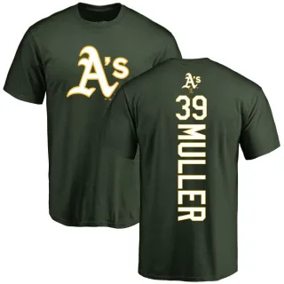 Kyle Muller Oakland Athletics Women's Green Backer Slim Fit Long Sleeve T- Shirt 