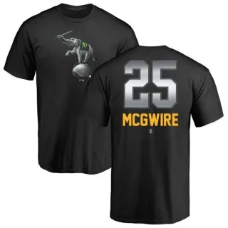 Youth Oakland Athletics Mark McGwire Black Midnight Mascot T-Shirt