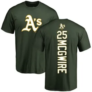 Youth Oakland Athletics Mark McGwire Green Backer T-Shirt