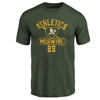 Youth Oakland Athletics Mark McGwire Green Base Runner T-Shirt