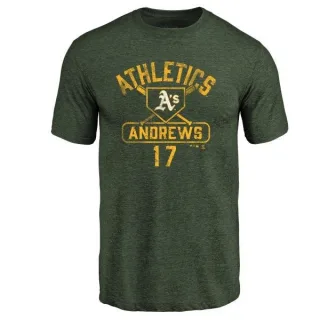 Youth Oakland Athletics Mike Andrews Green Base Runner T-Shirt