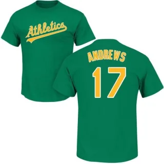 Youth Oakland Athletics Mike Andrews Green Roster T-Shirt